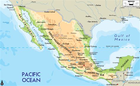 mexico main physical features|Mexico Maps & Facts .